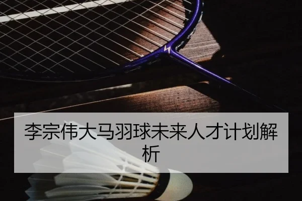李宗伟大马羽球未来人才计划解析